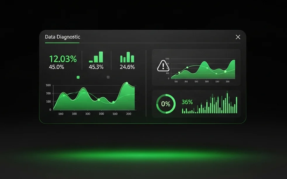 Operational diagnostic review visual